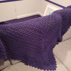 Handmade shawl with sparkle